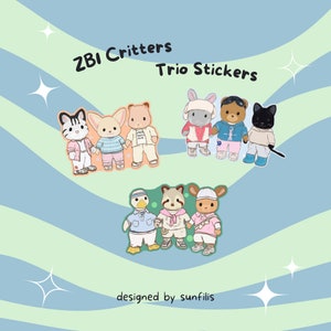 ZB1 Critters Trio Stickers | ZEROBASEONE
