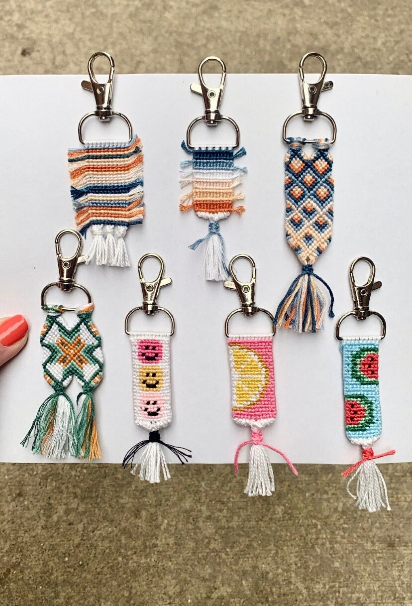 Embroidery Floss How To Make Keychain Bracelets Embroidery Floss