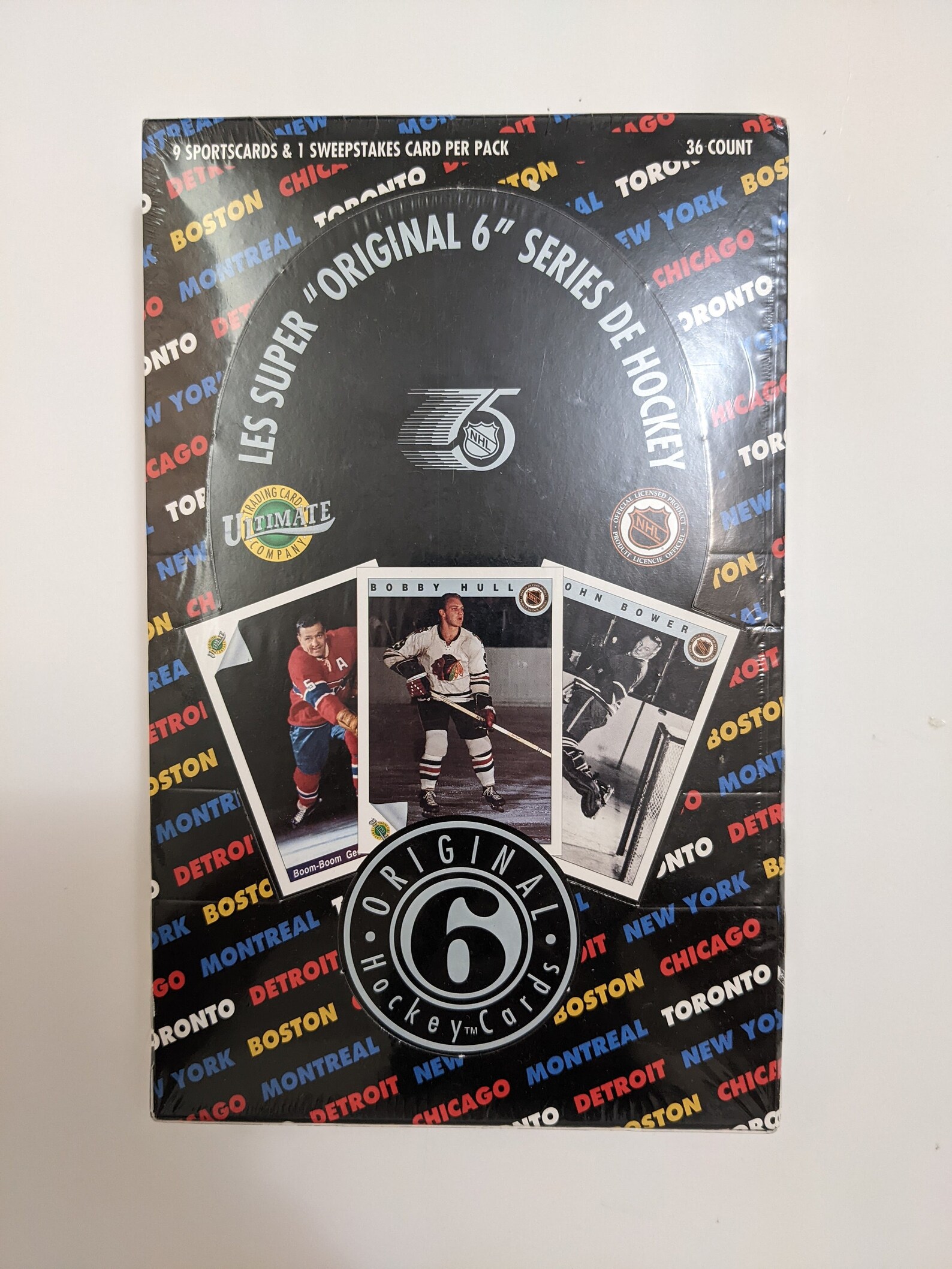 199192 Ultimate Original 6 Sealed Unopened Hockey Card Box Etsy Canada