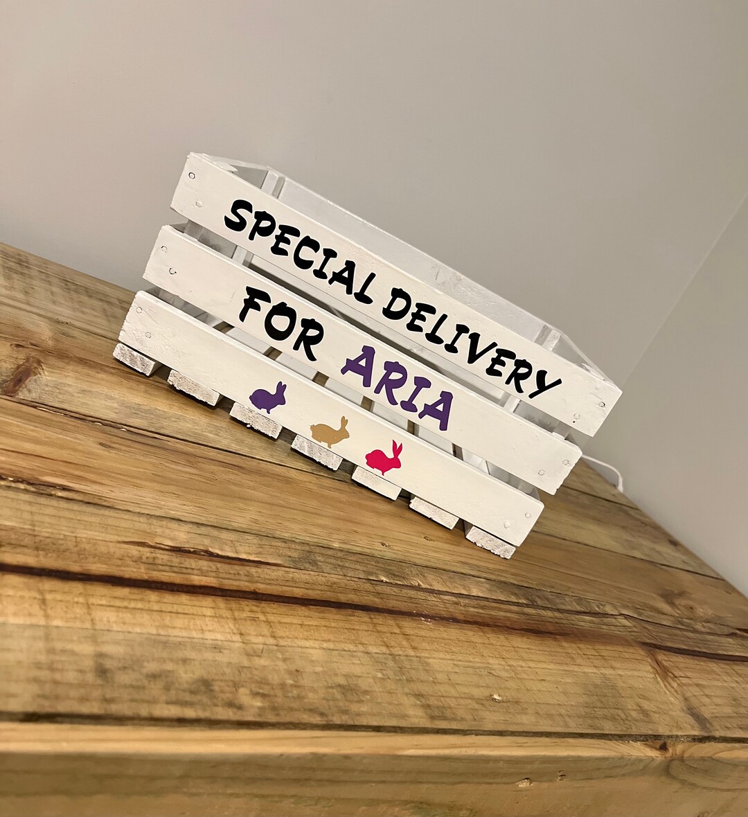 Special Delivery Easter Baskets Crate Easter Bunny Special Etsy