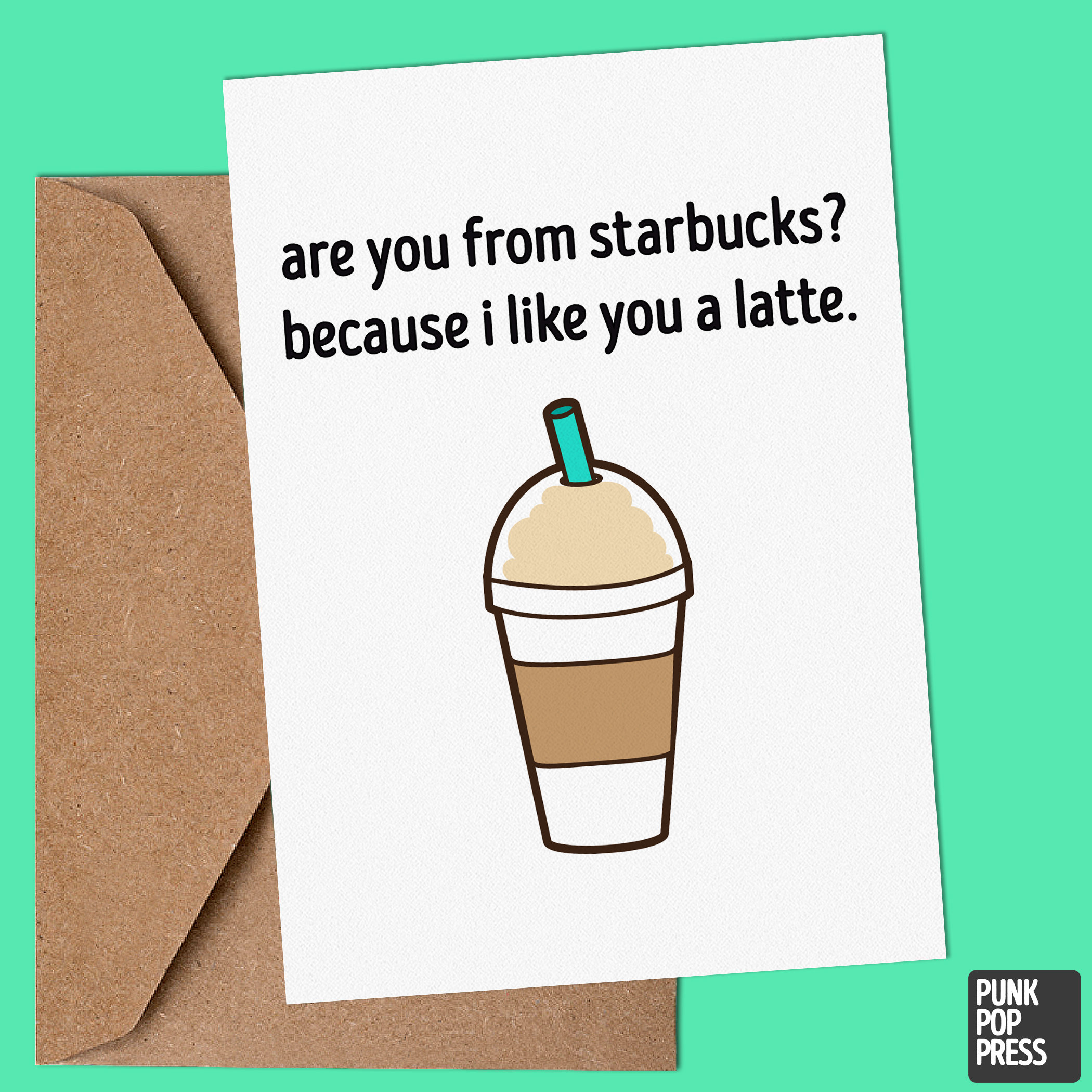 Cheesy Pickup Lines Starbucks Card Anniversary Card - Etsy
