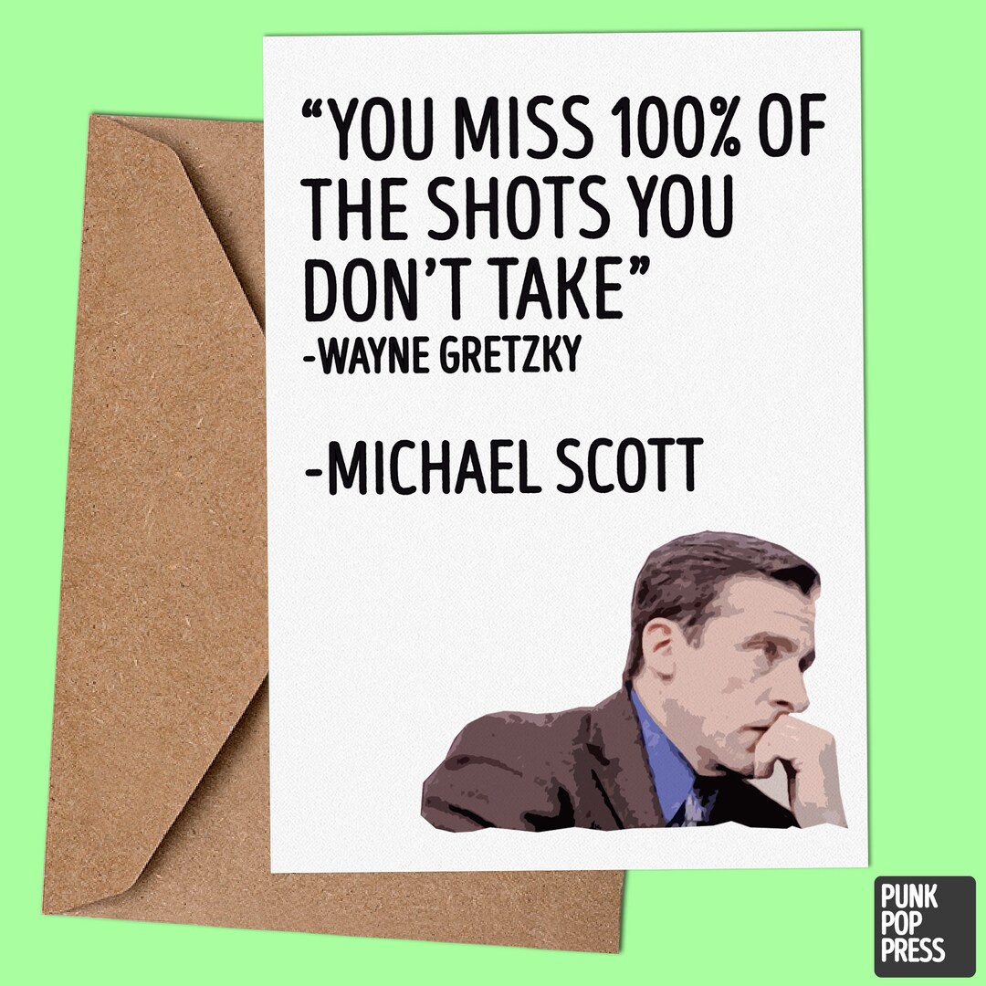 The Office You Miss 100 of the Shots Wayne Gretzky Etsy