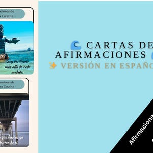 Cartas de Afirmaciones Positivas con Paisajes de Playa – Inspiración Diaria para Calma, Paz y Energía Positiva.