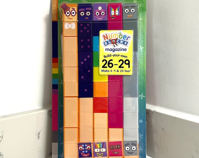 Numberblocks 26 to 29. Latest Edition to Add to Your Number Blocks ...