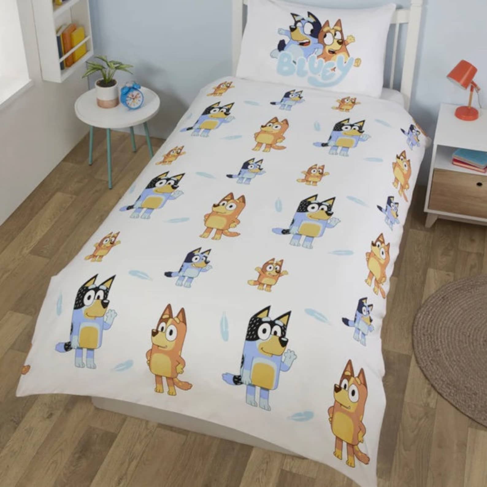 Official Bluey Single Bed Duvet Cover Set Reversible Etsy UK
