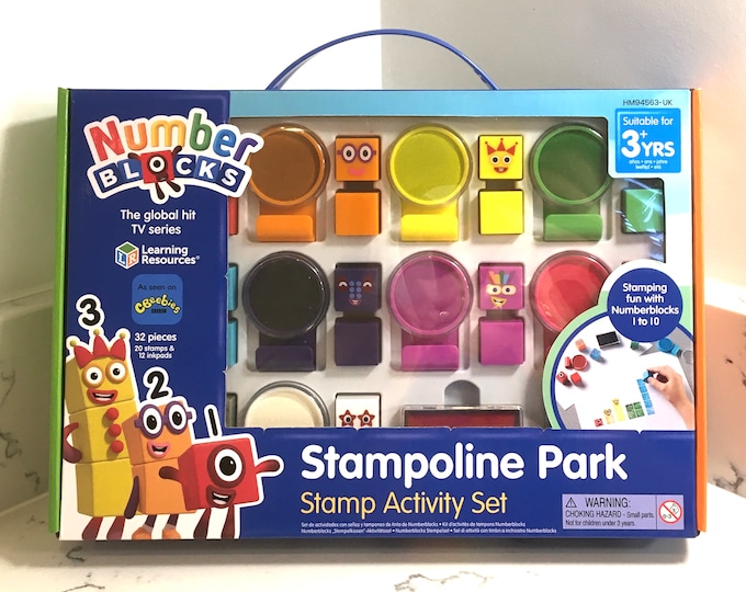 Numberblocks Stampoline Park Stamp Activity Set Etsy