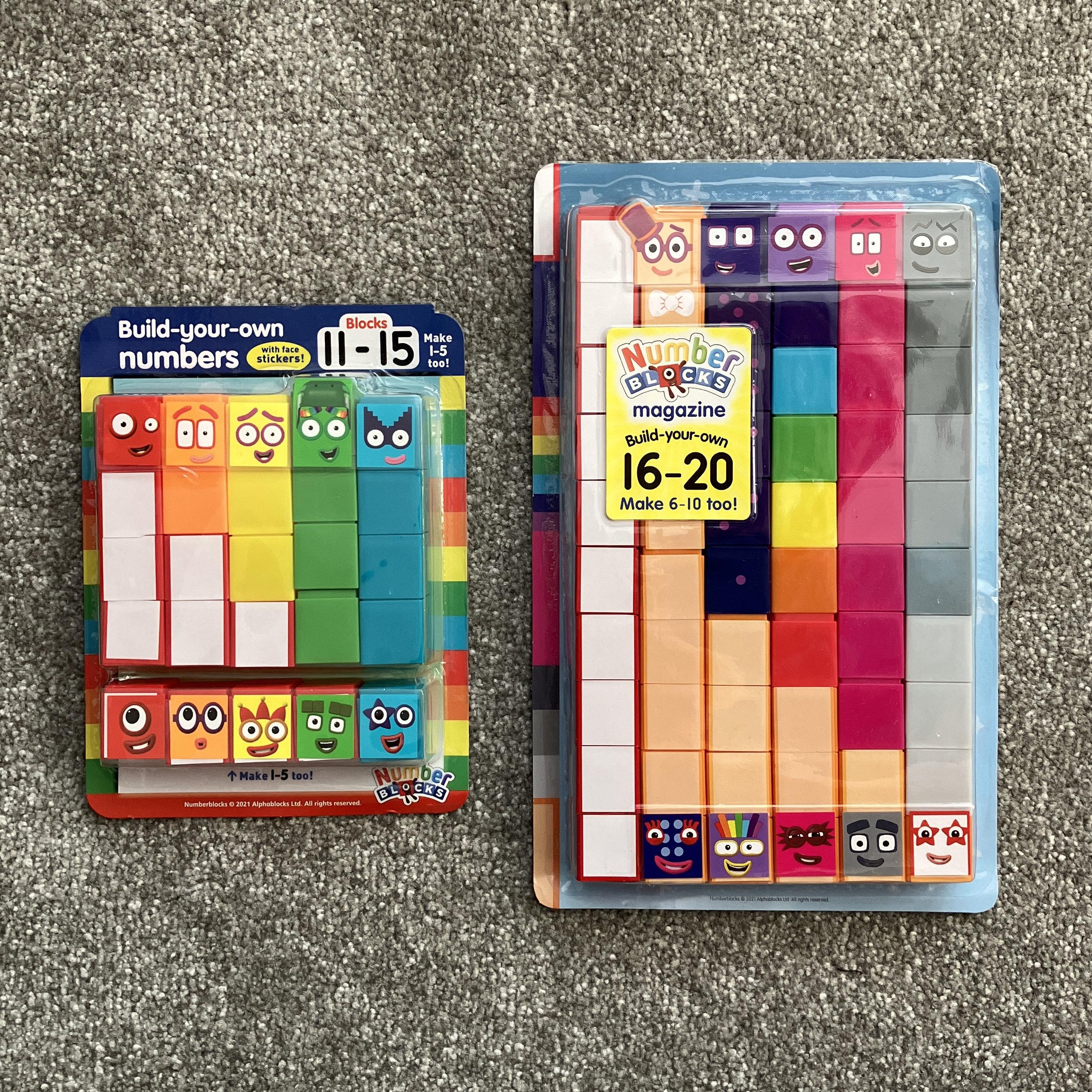 Numberblocks 11 to 20 Now you can take your Numberblocks 1