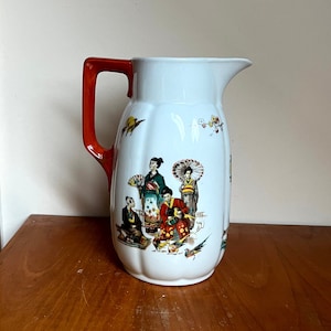 Art. 462 - Elegant kakaoburk med asiatisk stil och rödbrunt handtag