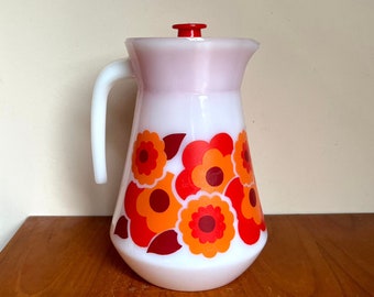 Cafetière/théière vintage d'Arcopal France des années 1970 - Art. 831