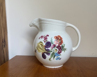 Vintage Krug - Wasserkrug - florales Motiv - verschiedene Blumen  Art. 312