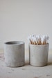 Concrete cotton swab holder | minimalist style 