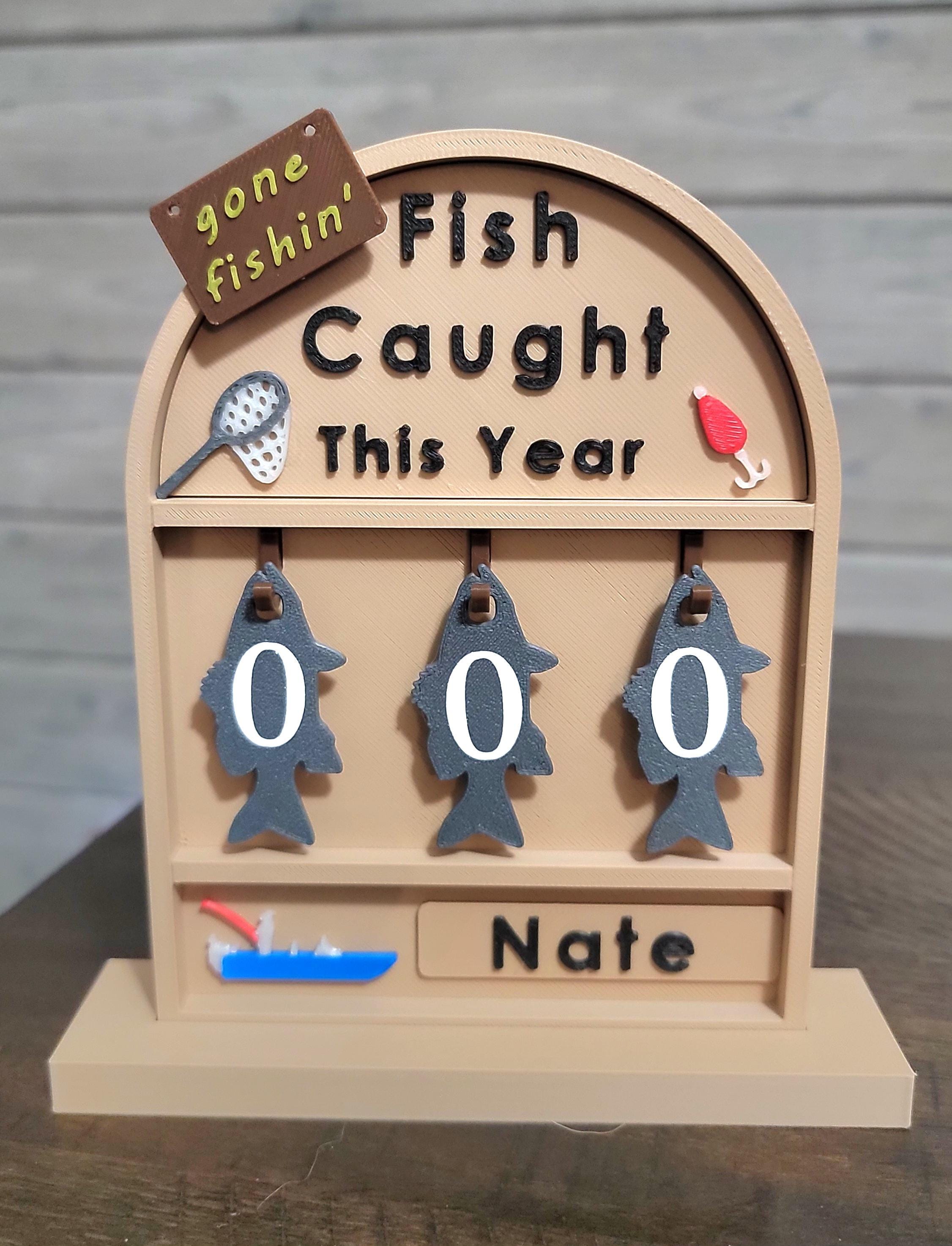 Fish Number Display New! Fish Counter Display Piece. - Etsy