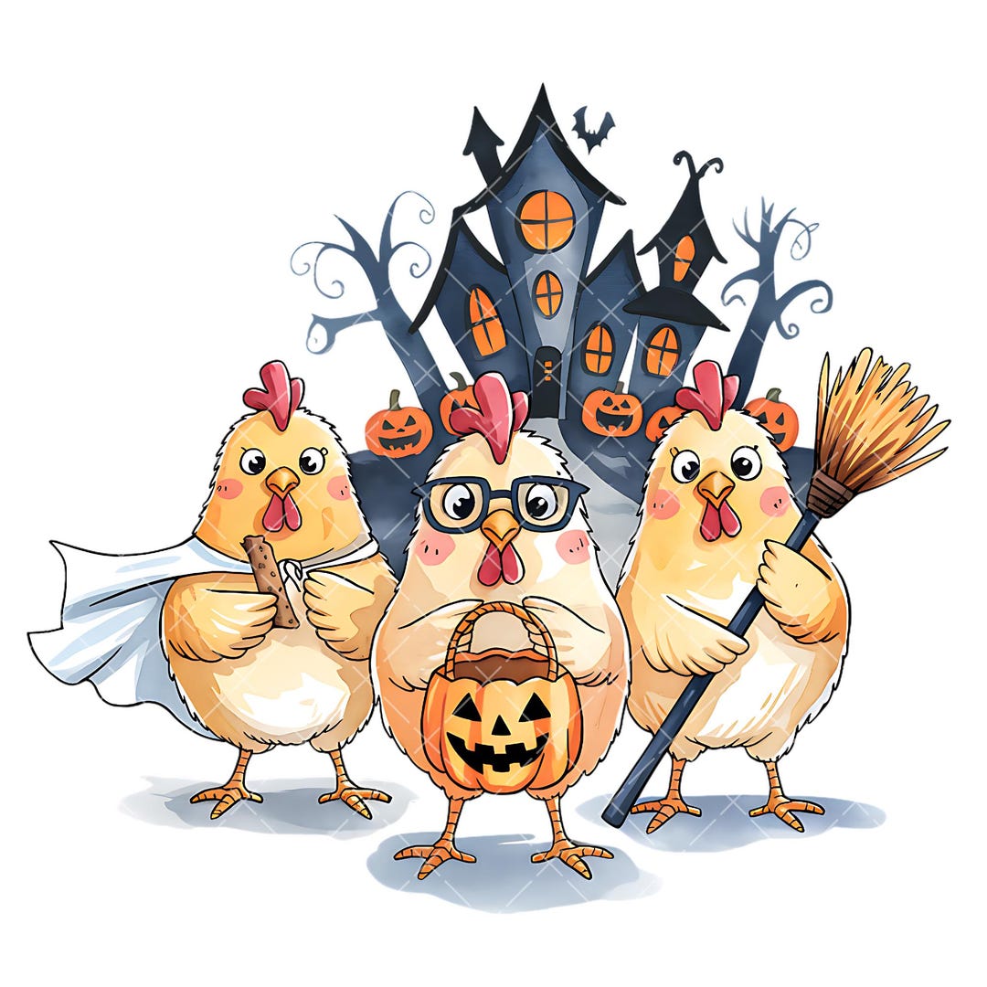 Halloween Chicken Png Fall Chicken Png Chicken Humor Png Co=chicken Png ...