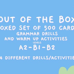 ESL/Teaching Aids/Word Games/Grammar/Drills/Warmups/Classroom Activities/Adult Learners A2-B1-B2/Out of the Box image 2