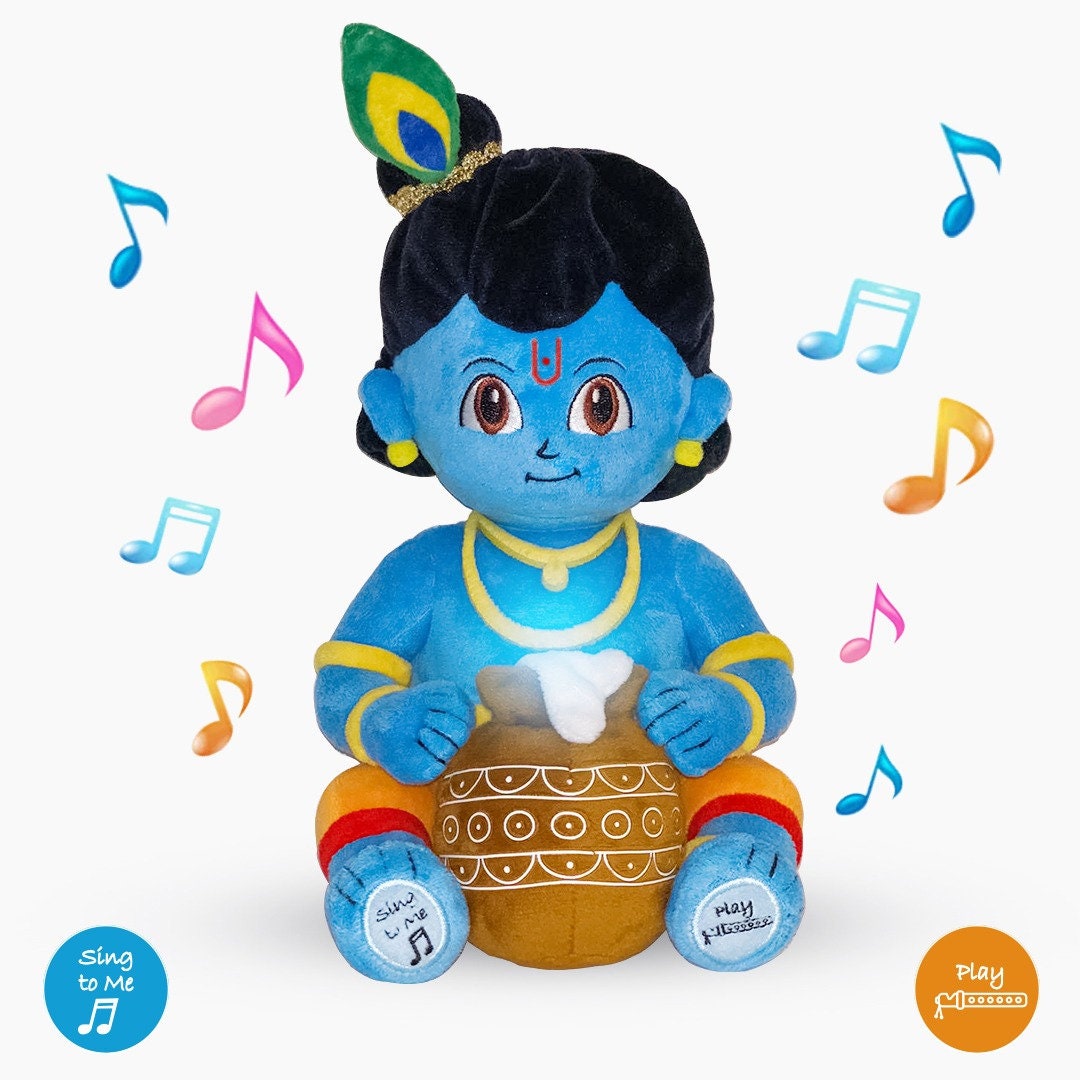 Mantra Singing Baby Krishna Interactive Soft Toy Krishna - Etsy ...