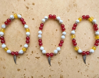 Angel Inspired X-Men Beaded Charm Bracelet
