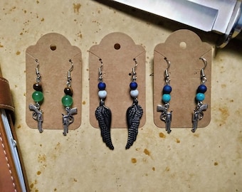 Supernatural Character Inspired Earrings