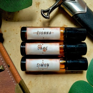 Fionna and Cake Character Inspired Perfume Rollers
