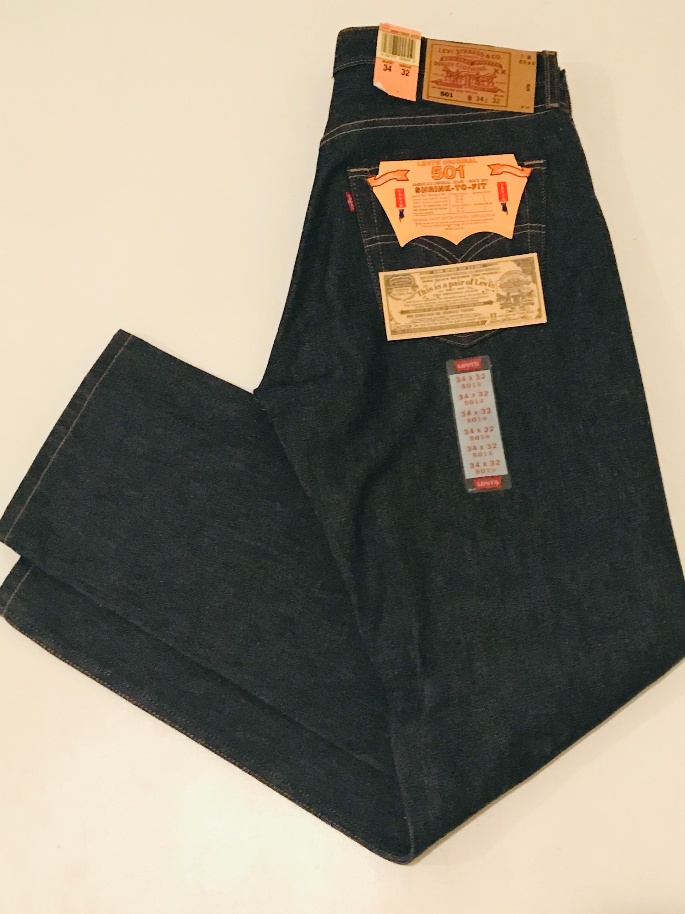 levis 501 34 x 32