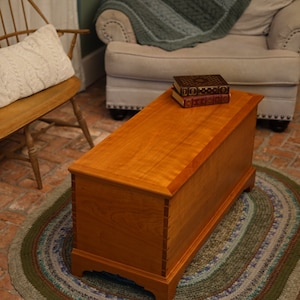 Large cherry chest, cedar lined, blanket chest, hope chest