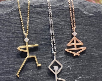 Yoga Pose Chakra Lotus Warrior Om Silver,Yoga Poses Sterling Silver,Handcrafted,Yoga Pendant,Yoga lover charm,Warrior Tree Sitting Yoga
