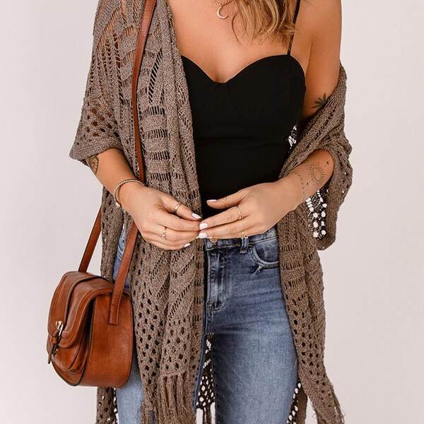 Fringed Kimono