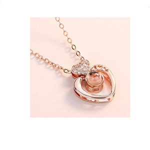 I Love You Necklace in 100 Languages Mom، Girlfriend، Wife&#39;s Gifts                   collection #4