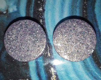 Calibres de 5/8 pulgadas de purpurina de lavanda