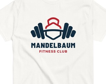 Mandelbaum Fitness Club Unisex Classic fit T-Shirt, Seinfeldisms, Step aside String Bean, 90's Pop Culture, 90's TV Classic Quotes