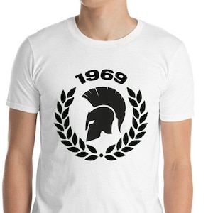 Remember the Spirit of 1969, Ska Punk, Trojan Laurel Wreath, 2 Tone Short-Sleeve Unisex T-Shirt