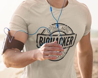 Biohacker Optimal Aging in Progress, Longevity Biohacking Unisex T-Shirt