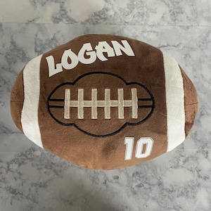 11 Inch Personalized Football Pillow/ Plush