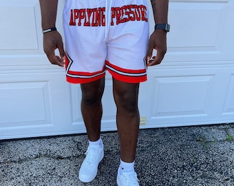 Chicago Bulls Classics 90's Basketball Just Don Shorts White/Red All Sizes Vintage Retro Classic