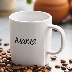 Custom Mama Mug with Kid Names, 11oz Custom mug, Personalized Mama Mug, Mama Mug with Kid Names, Mug Gift, Mother&#39;s Day Gift, Birthday Gift
