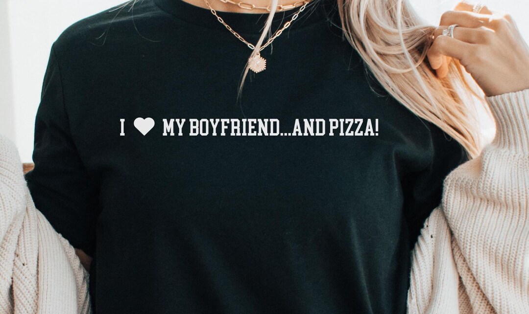 I Love My Boyfriend T-shirt, I Heart My Boyfriend Shirt, Valentine's
