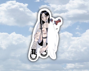 faux angel sticker