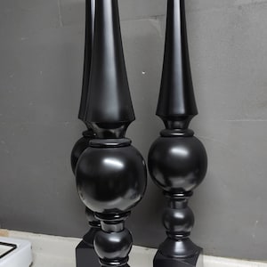 Set di 4 gambe per tavolo da fattoria in legno di faggio. Gambe del tavolo da pranzo. Gambe per tavolo da cucina.gambe per mobili