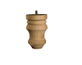 Wooden Furniture Legs – Solid Beech Legs with Color Options for Sofa, Wardrobe, Dresser