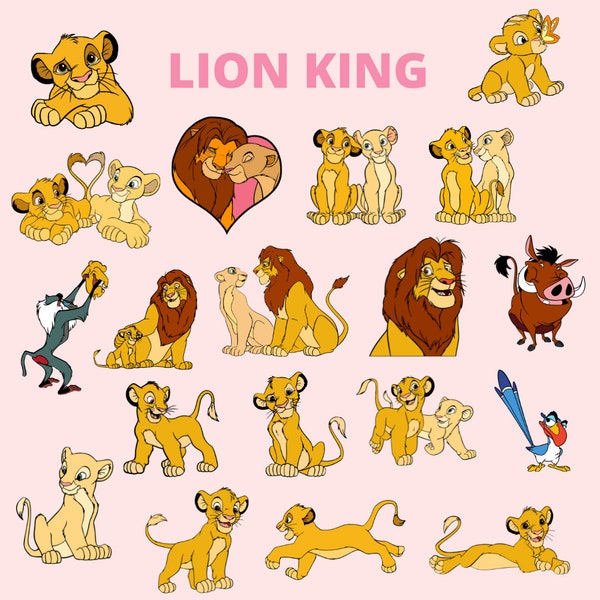 Lot SVG Roi Lion