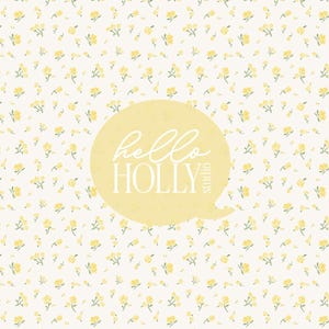 Modèle sans couture rose shabby chic | Petit fond floral jaune romantique | Motif répétitif BCBG Grand millénaire