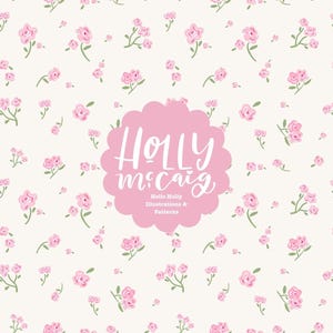Shabby Chic Seamless Pattern - Tiny Floral Background - Pink Flowers Repeat