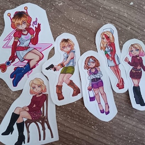 Silent Hill&#39;s women sticker, Heather, Eileen, Lisa, Maria