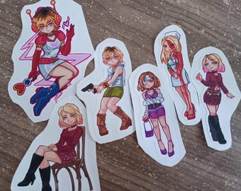 Silent Hill&#39;s women sticker, Heather, Eileen, Lisa, Maria