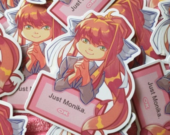 Just Monika, Doki Doki Literature Club Sticker