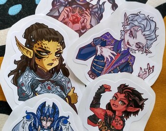 Baldur&#39;s Gate 3 Stickers