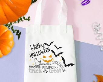 Trick or Treat Halloween Tote Bag