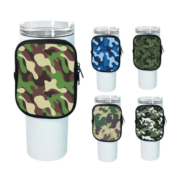 Camouflage Zipper Pouch Etsy