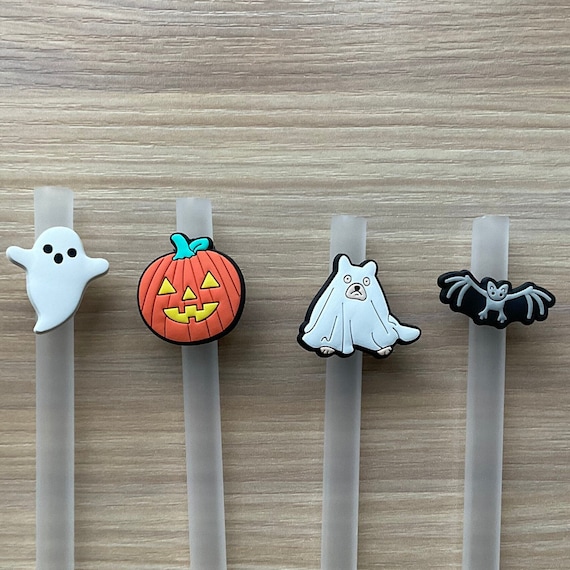 Silicone Straw Cap For Stanley Cup Halloween Cute Straw Tip Covers