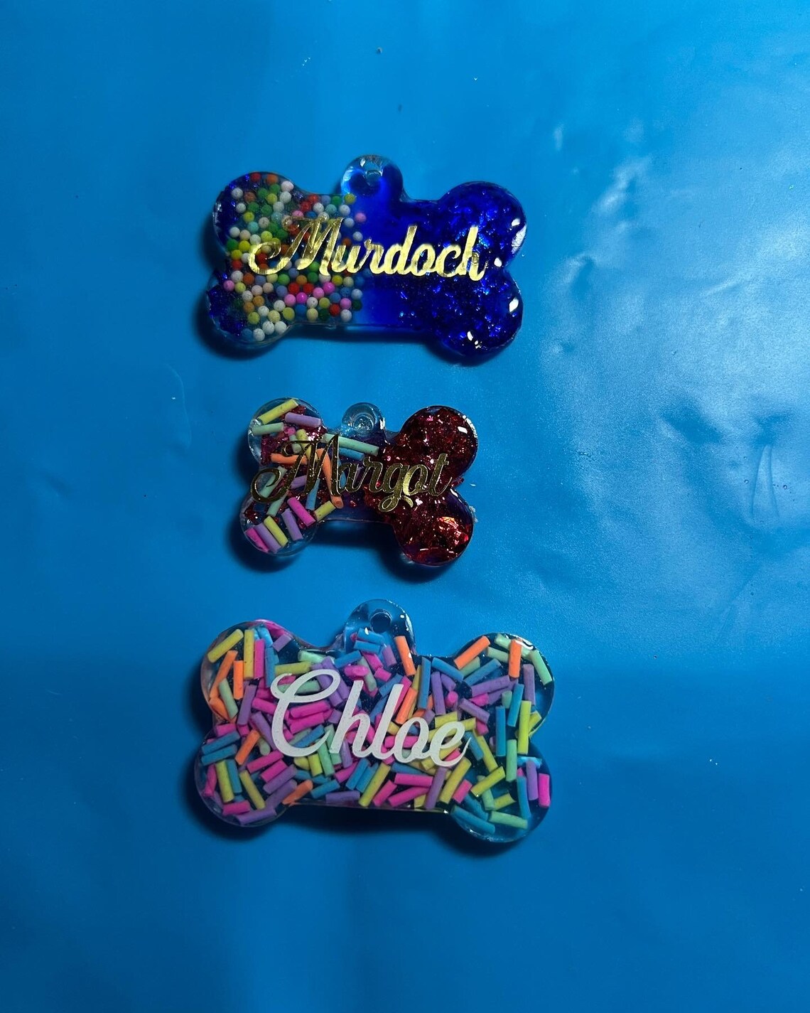 Resin Dog Tag Personalized Custom Dog Tag Resin Dog Tag Pet Etsy