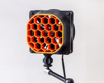 DIY Wind Simulator 120mm Fan Shroud and Extrusion Rig Mounting Kit (Compatible with Standard 1/4"-20 Camera Fixturing Accessories)